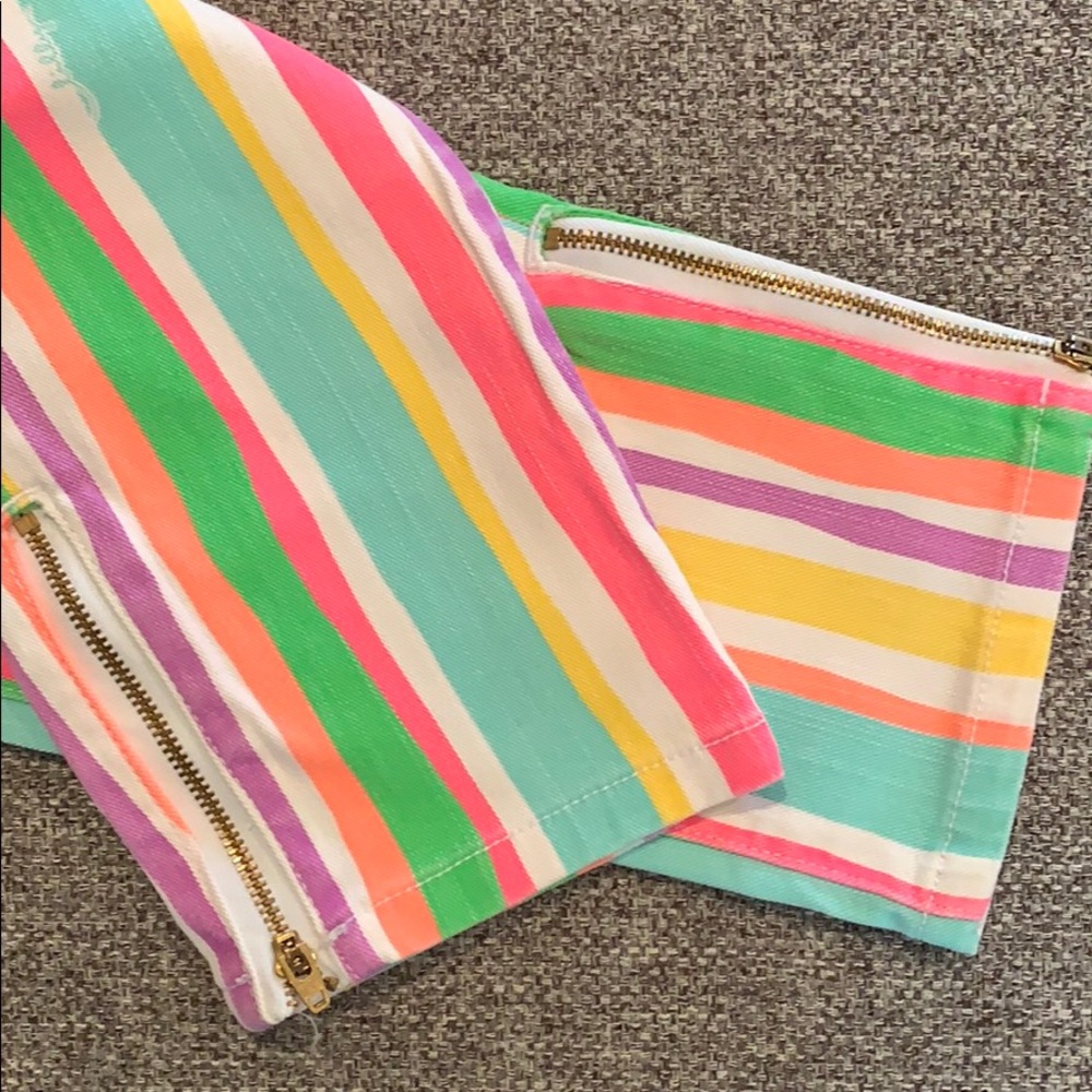 Lilly Pulitzer Candy Striped Jeans - Picture 6 of 8